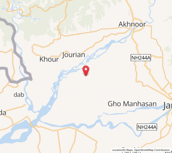 Map of Bhaiwal Molu, Kashmir