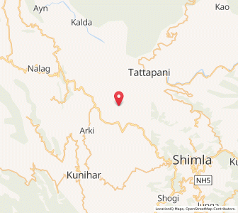 Map of Bhajyar, Himachal Pradesh