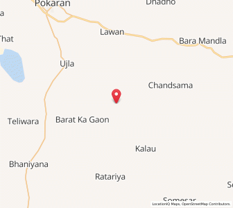 Map of Bhakhri, Rajasthan