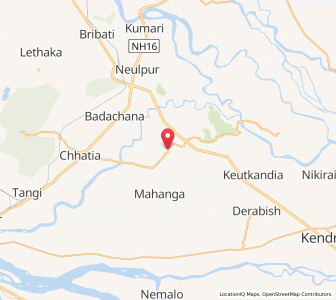 Map of Bhakur, Odisha