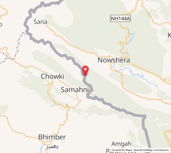 Map of Bhala Khatar, Kashmir
