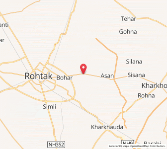 Map of Bhalaut, Haryana