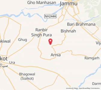Map of Bhalesar, Kashmir