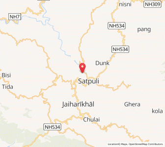 Map of Bhalli, Uttarakhand