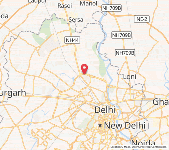 Map of Bhalswa Jahangirpur, Delhi