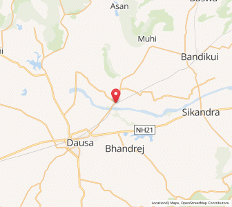 Map of Bhankri, Rajasthan