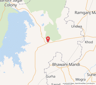 Map of Bhanpura, Madhya Pradesh