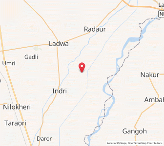 Map of Bhaoji, Haryana