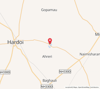 Map of Bharail, Uttar Pradesh