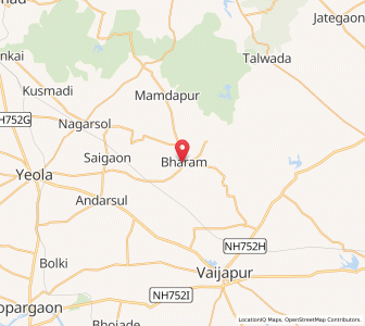 Map of Bharam, Maharashtra
