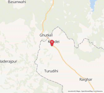 Map of Bharandukunti, Chhattisgarh
