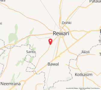 Map of Bharawas, Haryana
