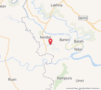 Map of Bhareta, Uttar Pradesh
