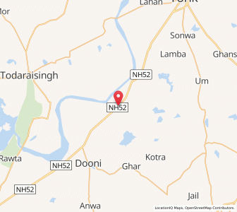 Map of Bharna, Rajasthan
