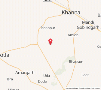 Map of Bharpurgarh, Punjab