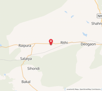 Map of Bhartala, Madhya Pradesh