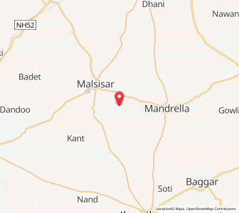 Map of Bharu ka Bas, Rajasthan