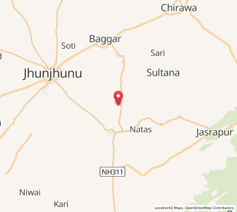 Map of Bharunda Kalan, Rajasthan