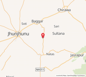 Map of Bharunda Khurd, Rajasthan