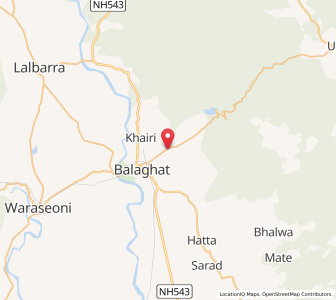 Map of Bharweli, Madhya Pradesh