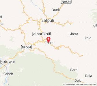 Map of Bhatkholi, Uttarakhand