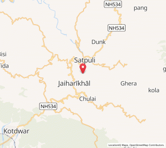 Map of Bhatnyudang, Uttarakhand