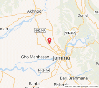 Map of Bhatoli Brahmanan, Kashmir