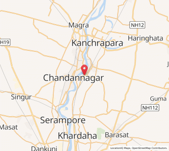 Map of Bhatpara, West Bengal