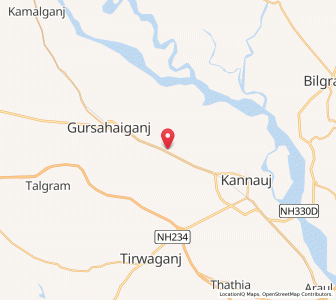 Map of Bhatta, Uttar Pradesh