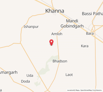 Map of Bhatton, Punjab