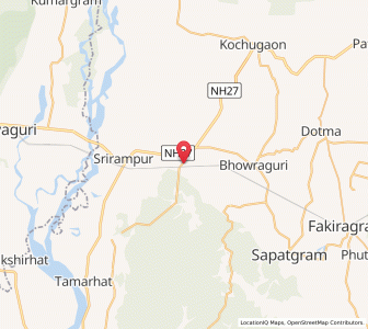 Map of Bhatupara, Assam