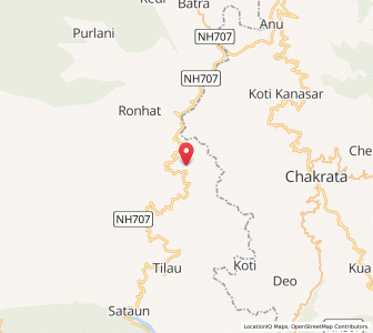 Map of Bhatwar, Himachal Pradesh