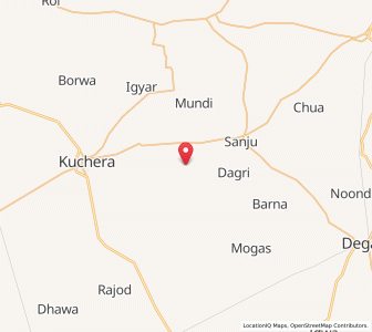 Map of Bhavla, Rajasthan