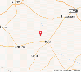 Map of Bhawanapur, Uttar Pradesh