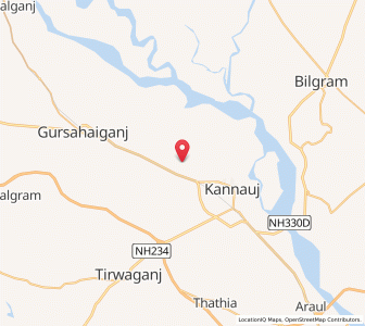 Map of Bhawanipur Partab, Uttar Pradesh