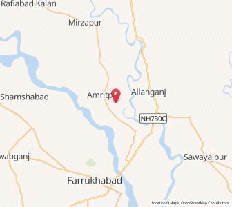 Map of Bhawanpur, Uttar Pradesh