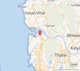 Map of Bhayandar, Maharashtra