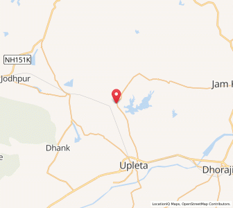 Map of Bhayavadar, Gujarat