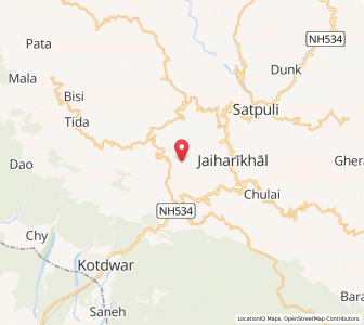 Map of Bhelda Bara, Uttarakhand