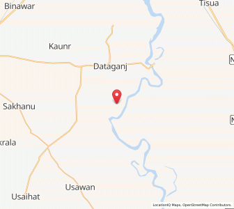 Map of Bhenda, Uttar Pradesh