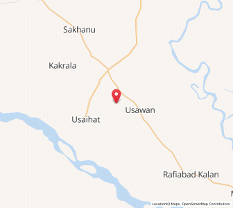 Map of Bherla, Uttar Pradesh