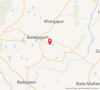 Map of Bheronobar, Madhya Pradesh