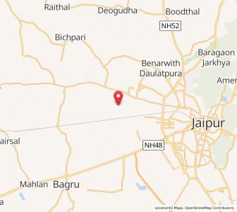 Map of Bherujiwali Dhani, Rajasthan