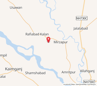 Map of Bheta Jangal, Uttar Pradesh