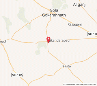 Map of Bhikamper, Madhya Pradesh