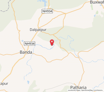 Map of Bhikampur, Madhya Pradesh