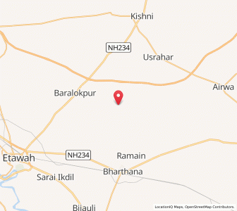 Map of Bhikhampura, Uttar Pradesh