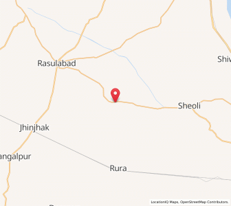 Map of Bhikhdeo, Uttar Pradesh