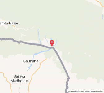 Map of Bhikhna Thori, Bihar