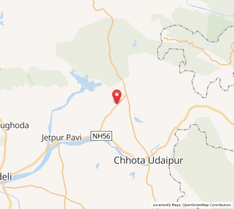 Map of Bhilpur, Gujarat